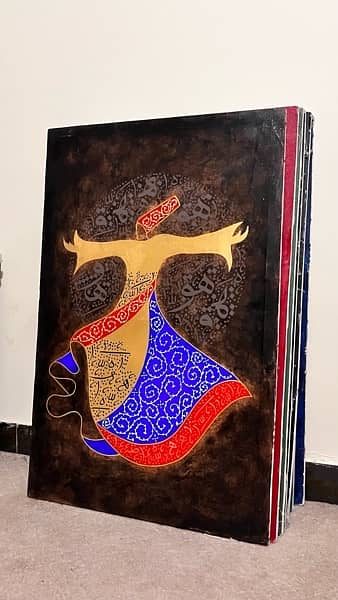 ( Oil Paint ) Sufi Art by Mufti Maaz 4