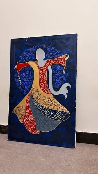 ( Oil Paint ) Sufi Art by Mufti Maaz 10