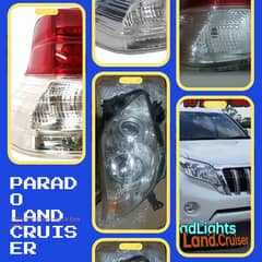 Head & Rare. Lights. Parado Land Cruiser