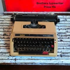 typewriters tippa brother ollivetti Olympia 10/10 each price  15k pkr