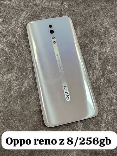 oppo reno z 8/256gb set charger dual sim PTA Approved 10
