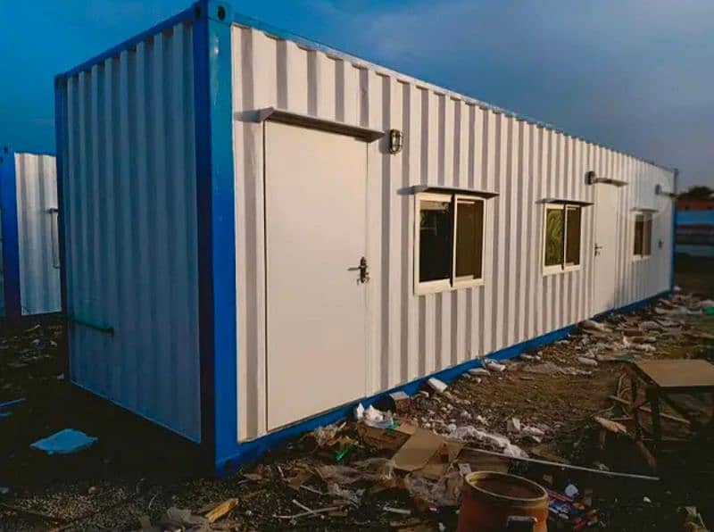 Mobile toilet washroom prefab guard room container home & office cabin 2