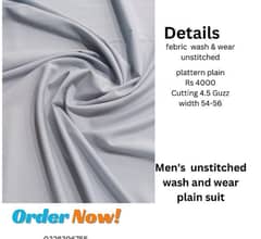 febric wash N wear