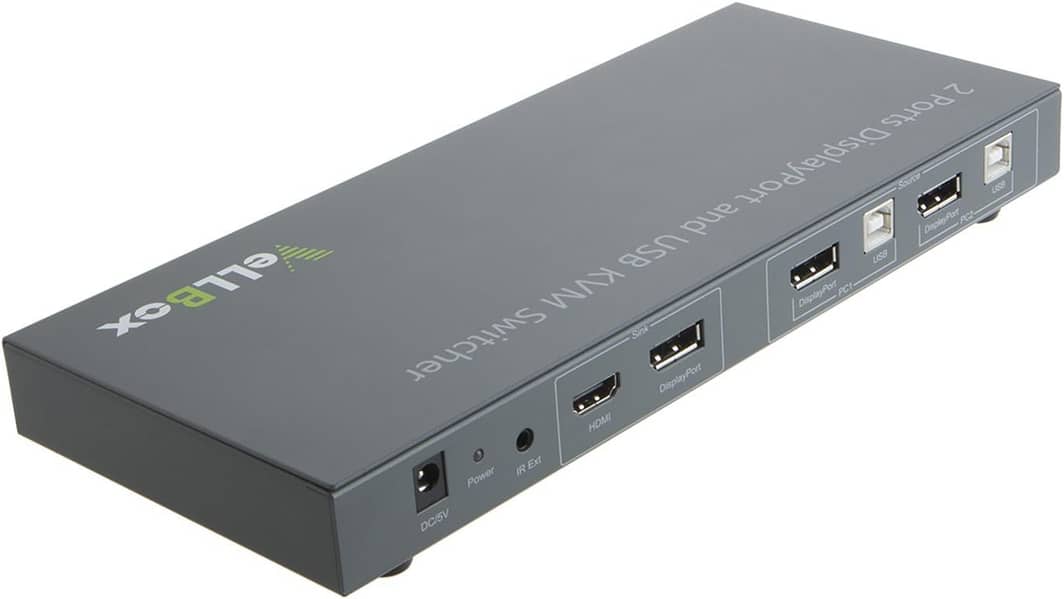 Dual-Mode DisplayPort Output DisplayPort KVM Switcher, 2 Ports 0