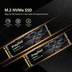 New 512GB NVMe SSD Xray Disk Pro for Laptop Gaming and desktop PC