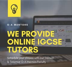 O and A Levels Home and Online Tuition Academy.