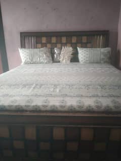 Double bed for sale with mattress