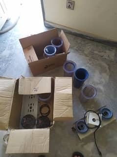 Three pass water filter