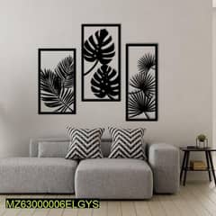 plant style wooden walls decor pack of 3
