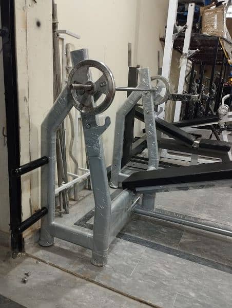 leg press hyper extension bench wrist machine abdominal squat rack gym 6