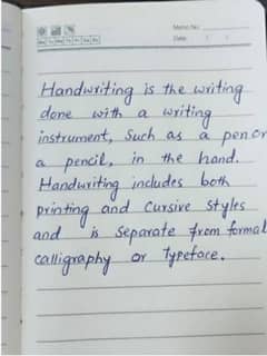 Handwriting Simply Work