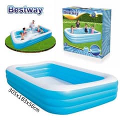 10 Feet Inflatable Kids Family Swimming Pool 22"D 6FtW 10Ft03020062817