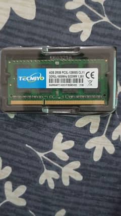 4GB DDR3L 1600MHZ RAM BRANDED NEW