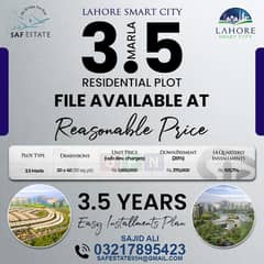 3.5 Marla Residential Plot Files For Sale In Harmony Park On Easy Installments