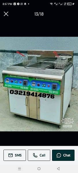 fryers 16+ 16 liter / hot plate / cooking range 7