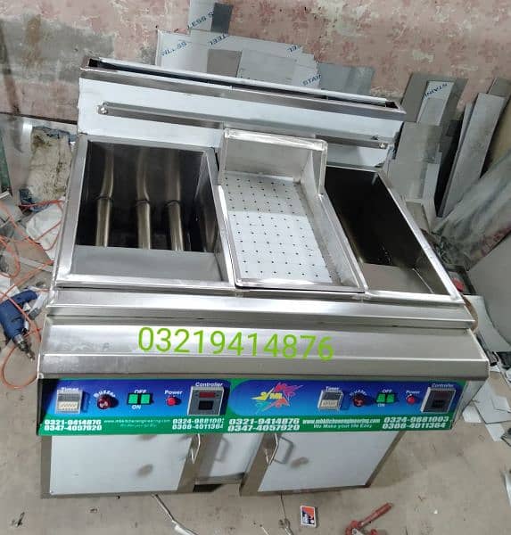 fryers 16+ 16 liter / hot plate / cooking range 12