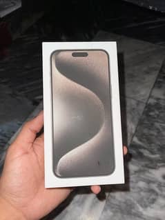 iPhone 15 pro max 512gb branned new box pack