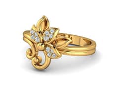gold palated jewellery Sona ka Pani karvy 1 karet gold ring