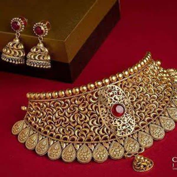 gold palated jewellery Sona ka Pani karvy 1 karet gold ring 1