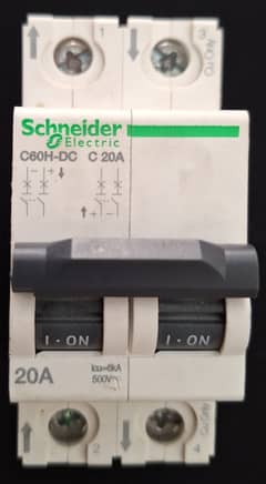 Original Schneider 2 Pole DC Breaker 20 A for Solar - Imported UAE