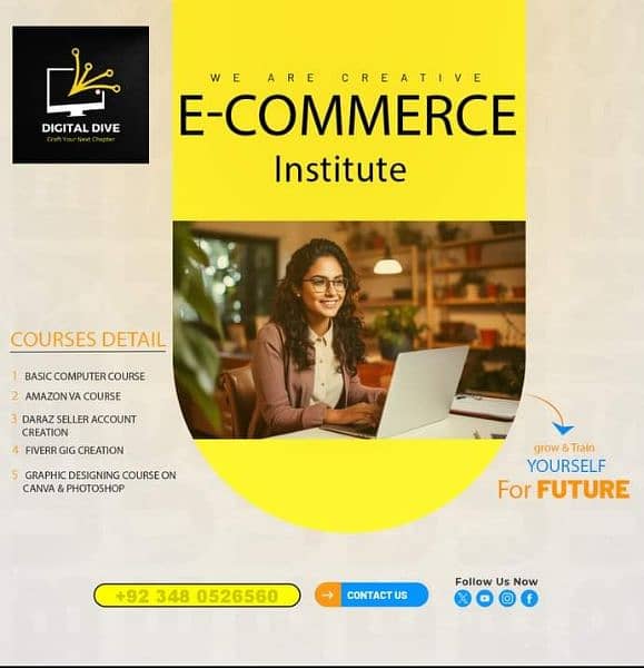 Basic Computer course & Amazon PL online and physical classes 1