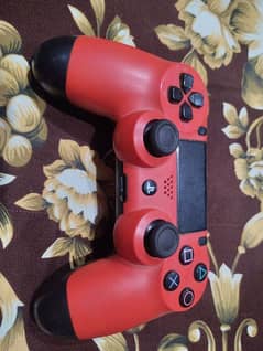PS4 controller like new red and black