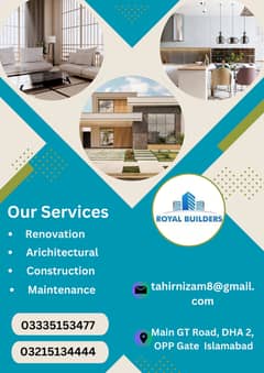 Construction /Renovation/Architectural /Maintenance services