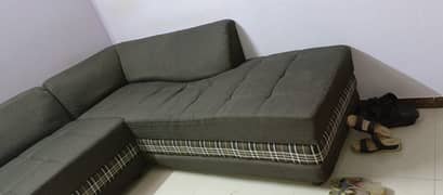 7 seater sofa set (L shape)