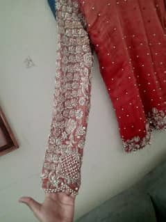 bridal lahnga red colour importet price:90k
