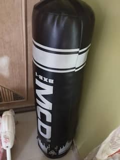 MCD punching bag set black 3 weeks used hardly mint condition