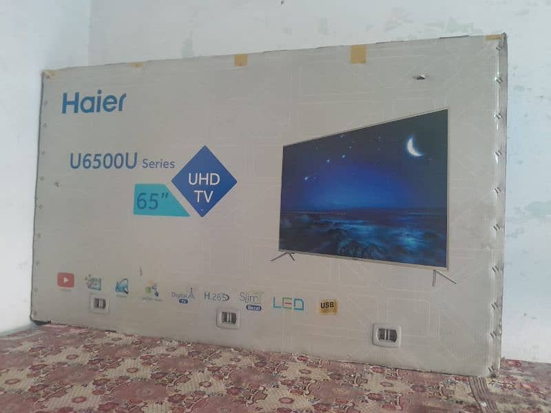 Haier 65 inch LED (Screen cracked) 0