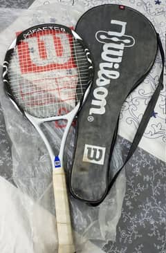Wilson Tennis Racket with cover in mint condition