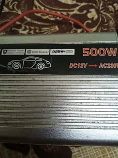 500w DC 12v to AC 220v USB car power inverter converter