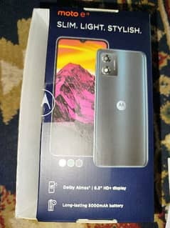 motoe13 10by 10 condition only box open non pta 2/64 gb