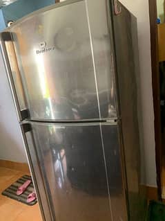Grey refrigerator