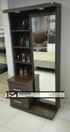 Stylish Dressing table full mirror slide with lights