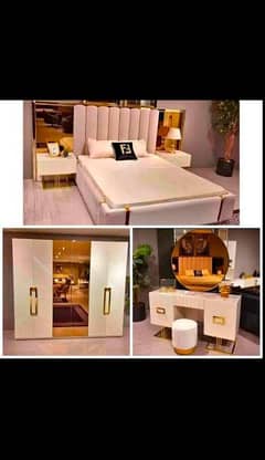 Bed / bed set / double bed / king size bed / poshish bed / furniture