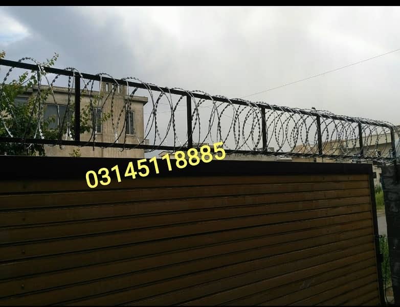 Home Security Razor Wire Chainlink Fence Concertina barbed wire 11