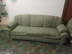 Green sofa set