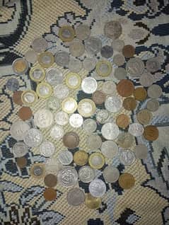 old coins and notes