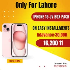 IPhone 15 JV 128GB Box Pack On Easy Installments