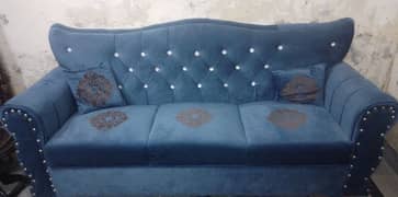 new sofa set velvety 3,2,1 set