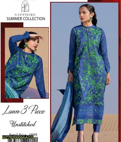 women's Unstitched Lawn Eid Special 0