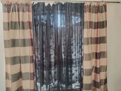 Curtains used Parda neat and clean
