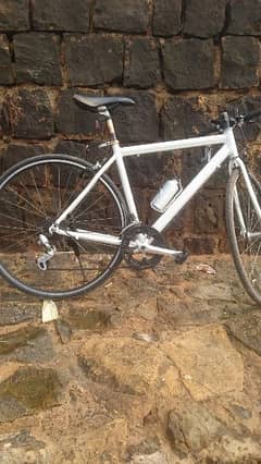silver frame size 26 sport cycle good condition