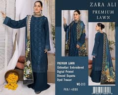 heavy Embroidered lawn 3pc at wholesale rate