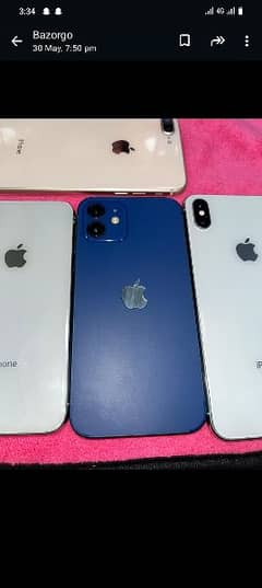 I phone 12 pta prove blue colour 256gb battery health 90%