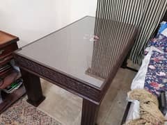 dining table 6 chairs (price negotiable)