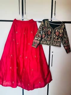 Elegant Lehenga Worn Once - Perfect for Mehndi or Special Occasions