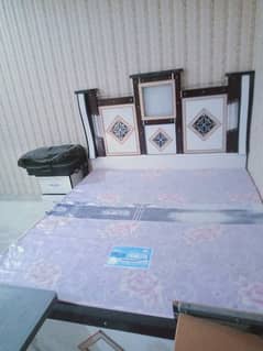 2 bed set with metras and sofa diwan full set for house